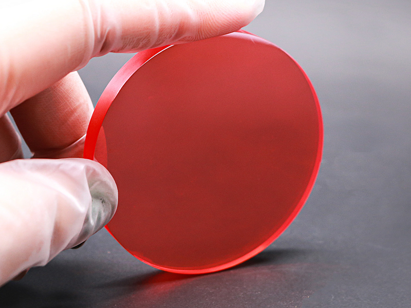 IR抛光KRS5溴碘化铊窗片0.6-40um (TlBr-TlI 圆形窗口片 Thallium Bromo-Iodide)